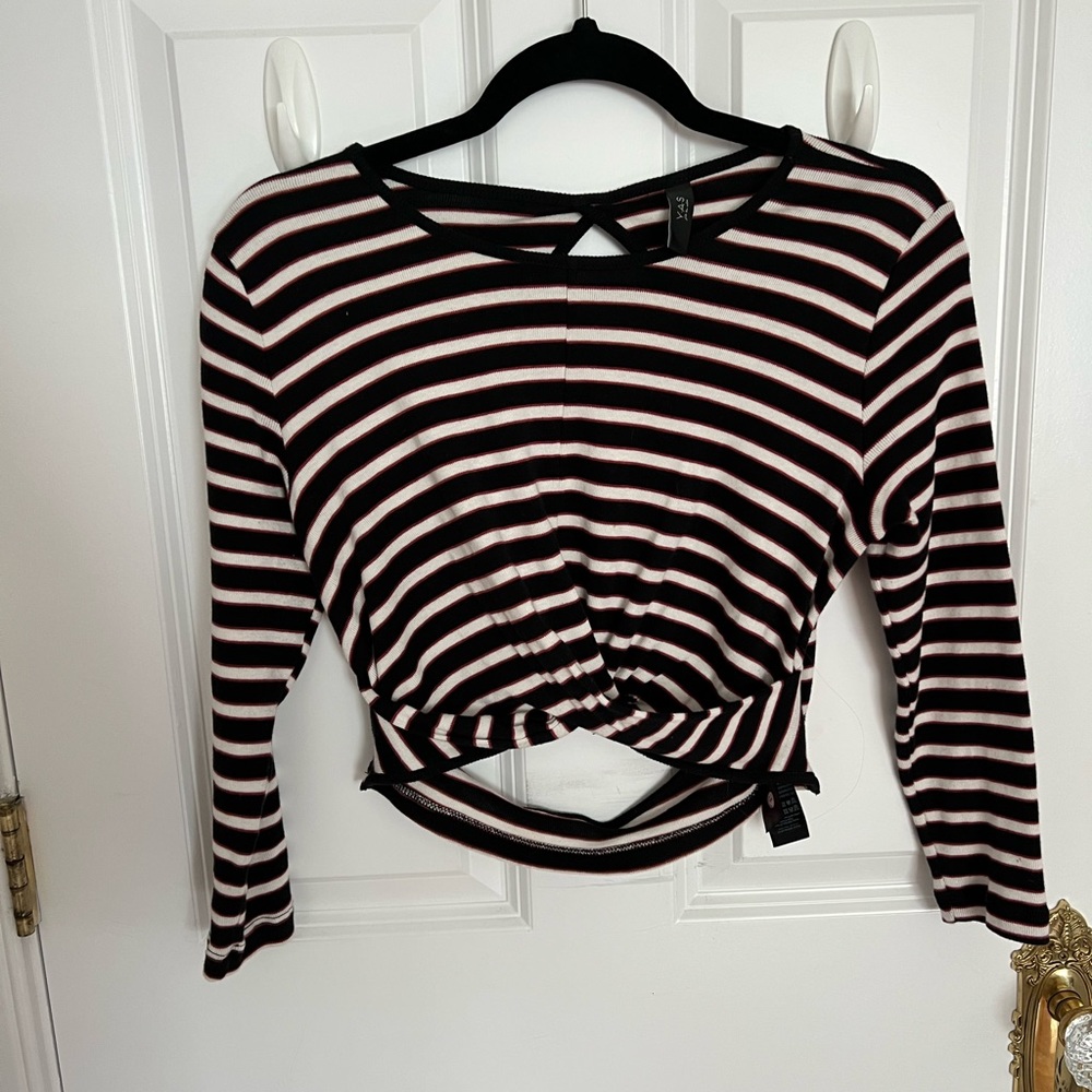 Striped crop top
